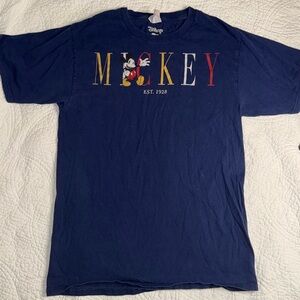 Mickey Mouse Blue T Shirt